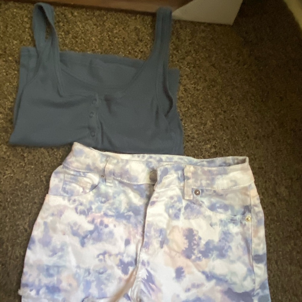 Wild fable crop top tank and shorts set